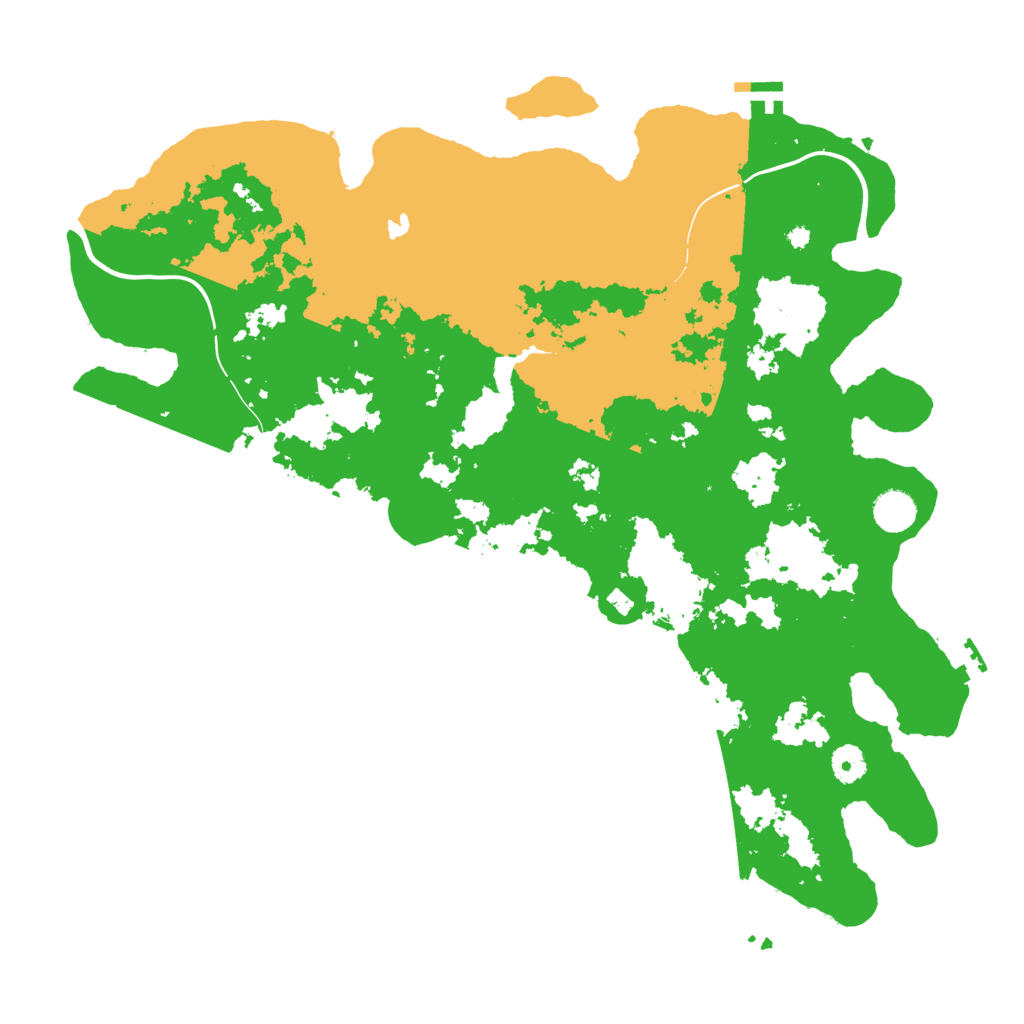 Biome Rust Map: Procedural Map, Size: 4250, Seed: 1450029479