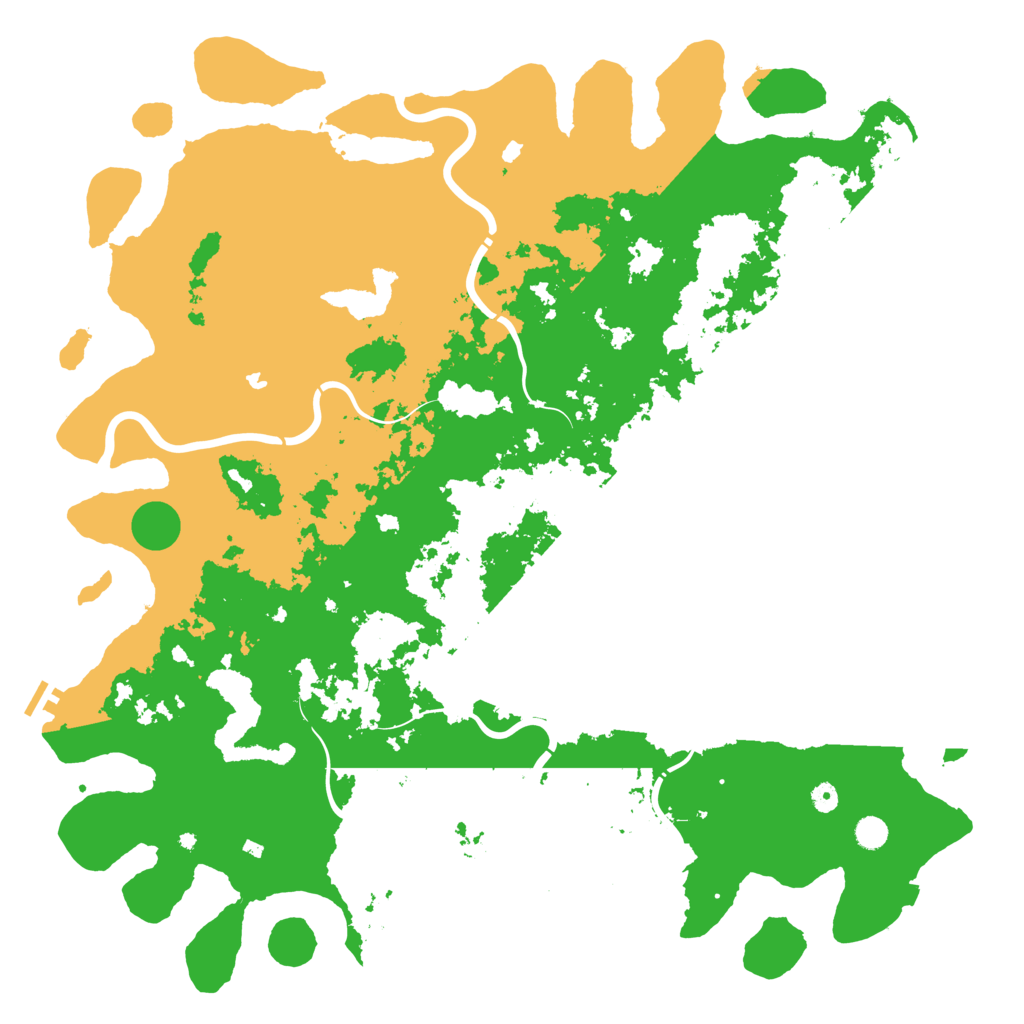 Biome Rust Map: Procedural Map, Size: 5500, Seed: 1014290088