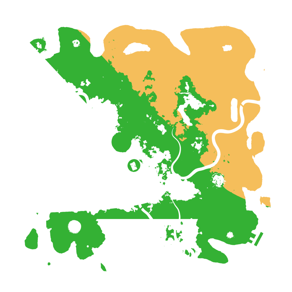 Biome Rust Map: Procedural Map, Size: 4000, Seed: 1922783245