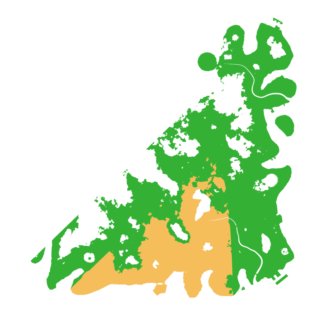 Biome Rust Map: Procedural Map, Size: 4500, Seed: 7876513