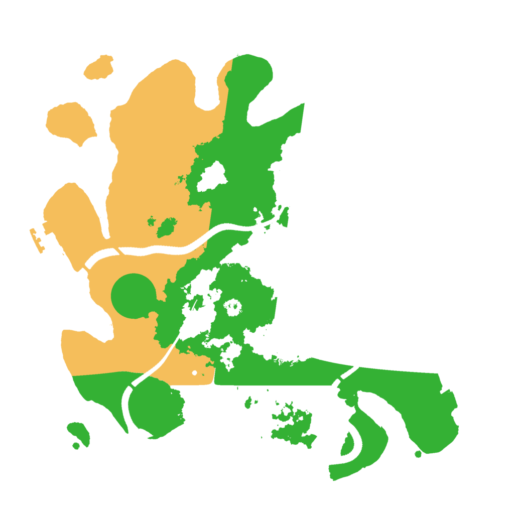 Biome Rust Map: Procedural Map, Size: 3000, Seed: 1003917473