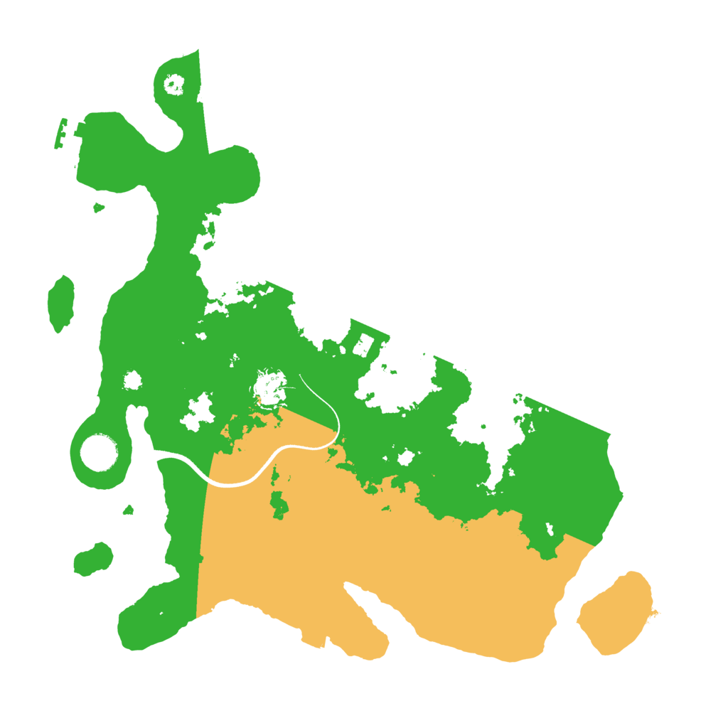 Biome Rust Map: Procedural Map, Size: 3500, Seed: 1252514105