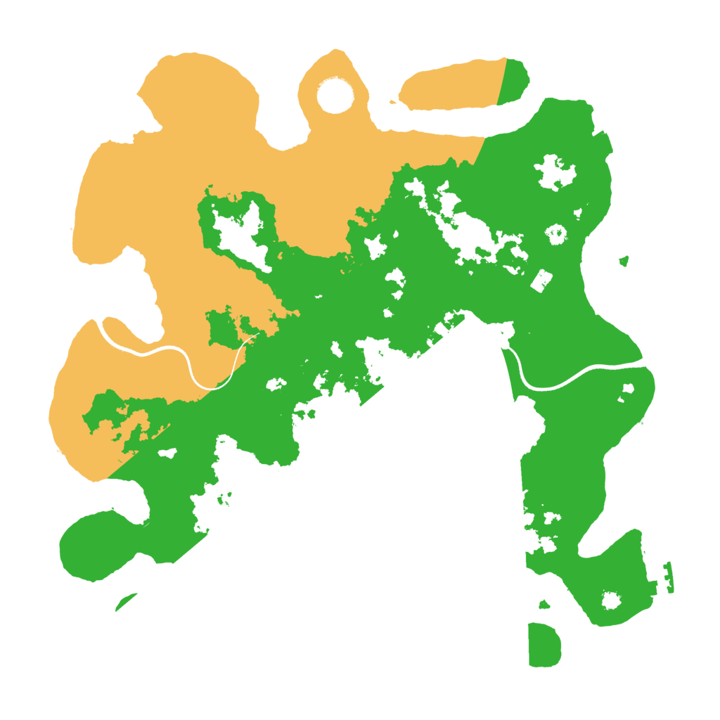 Biome Rust Map: Procedural Map, Size: 3500, Seed: 134301104