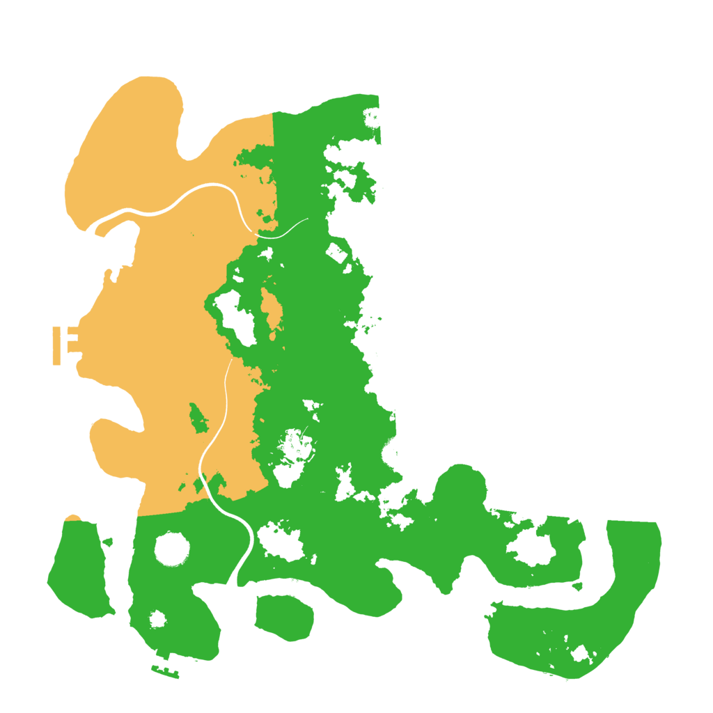 Biome Rust Map: Procedural Map, Size: 3750, Seed: 491651279