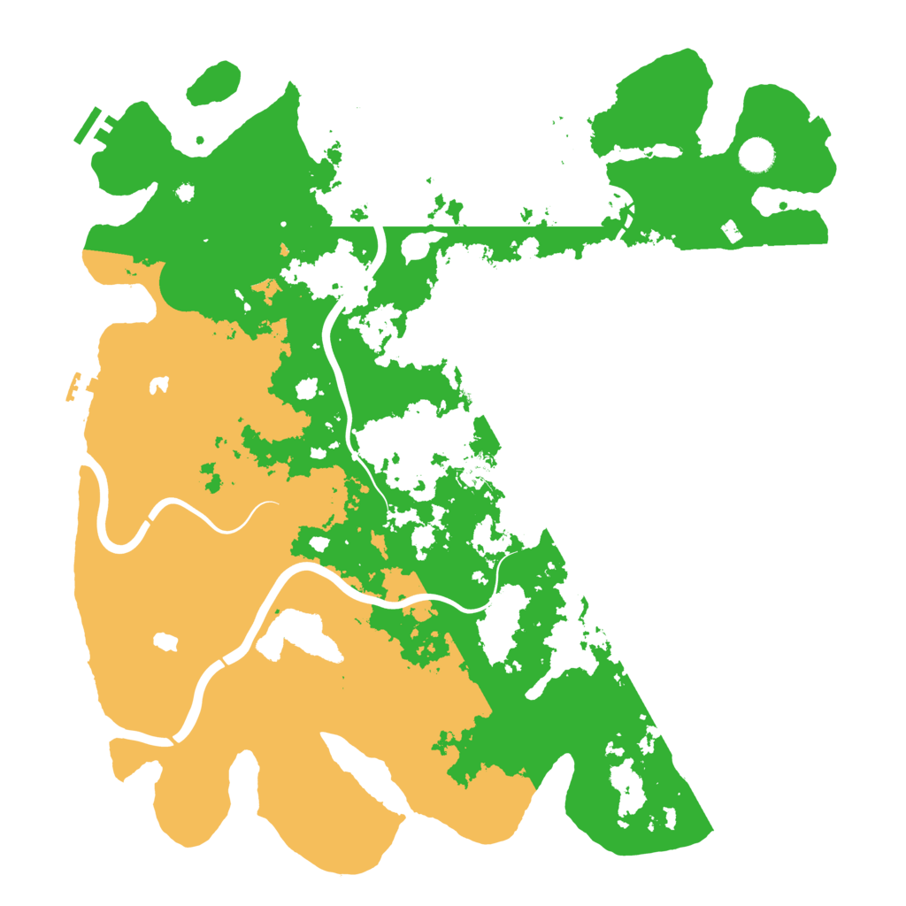 Biome Rust Map: Procedural Map, Size: 4500, Seed: 960786240