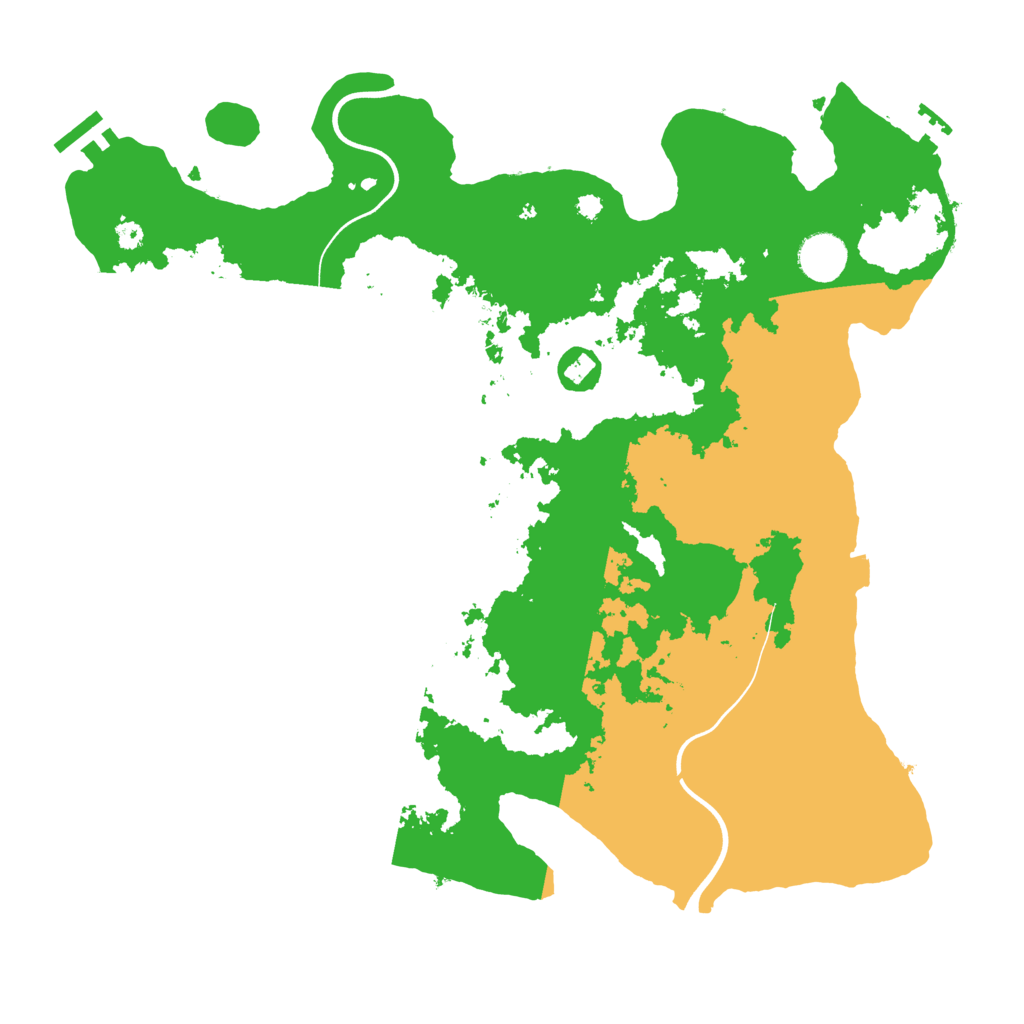 Biome Rust Map: Procedural Map, Size: 3750, Seed: 539828253
