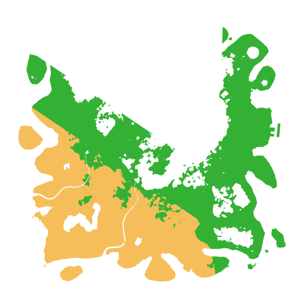 Biome Rust Map: Procedural Map, Size: 4500, Seed: 6181
