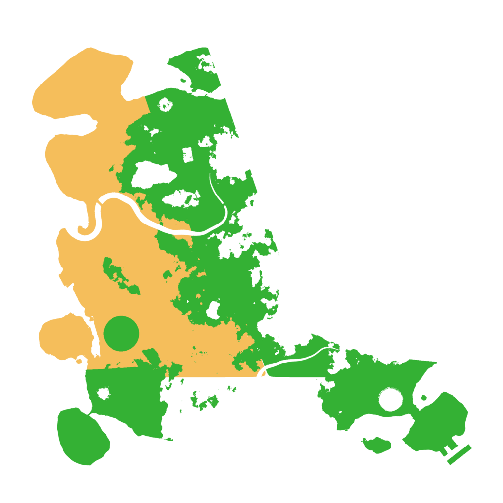 Biome Rust Map: Procedural Map, Size: 3750, Seed: 1393864031