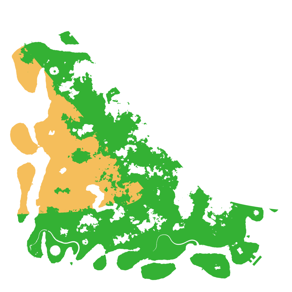 Biome Rust Map: Procedural Map, Size: 5000, Seed: 558902263