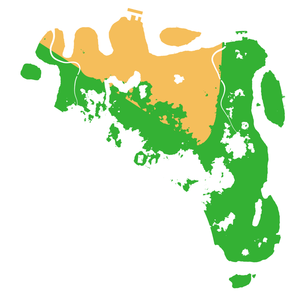 Biome Rust Map: Procedural Map, Size: 4000, Seed: 2142431208