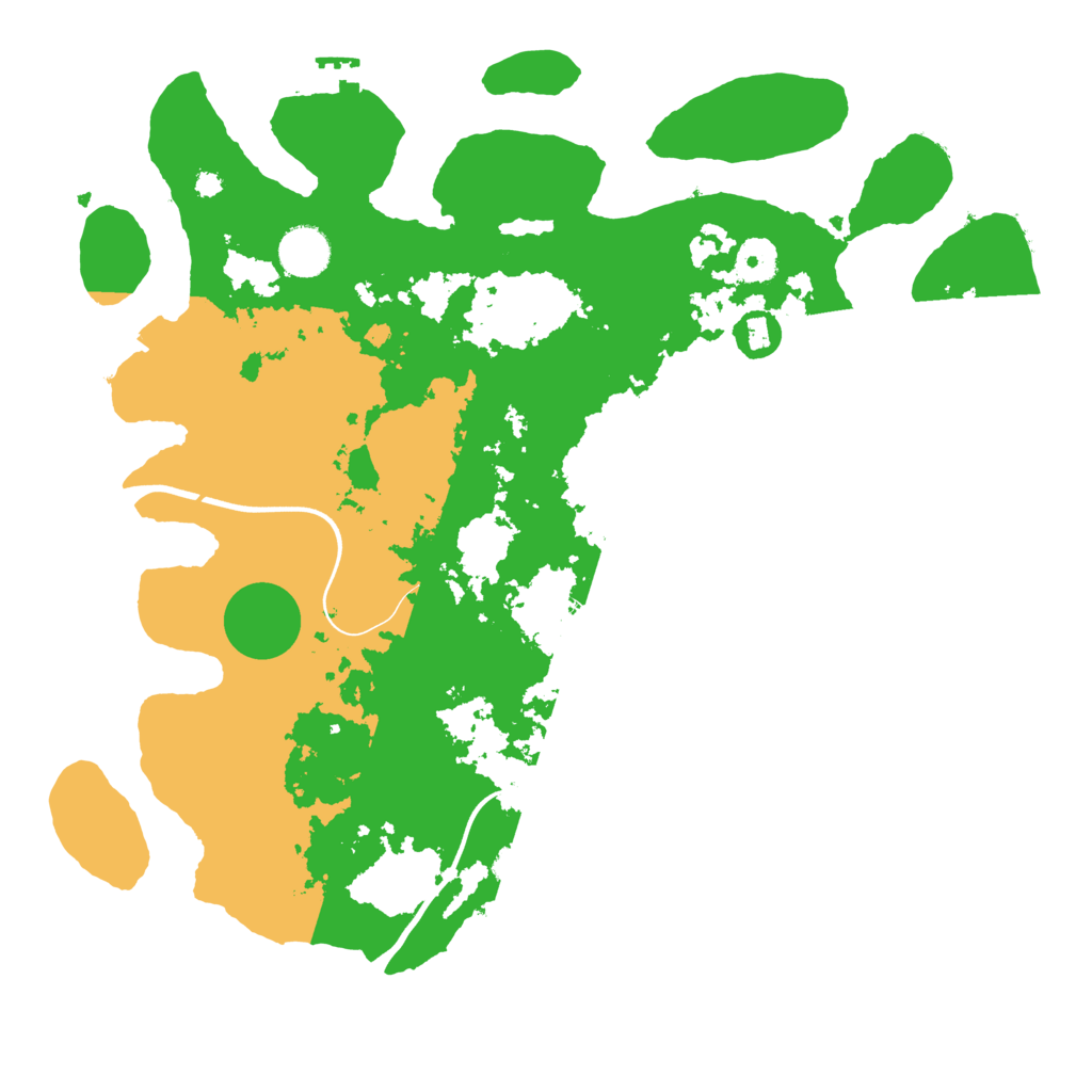 Biome Rust Map: Procedural Map, Size: 3750, Seed: 295542562