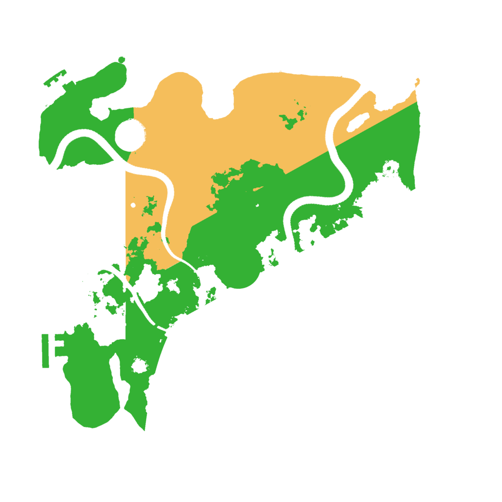 Biome Rust Map: Procedural Map, Size: 3000, Seed: 1958294405