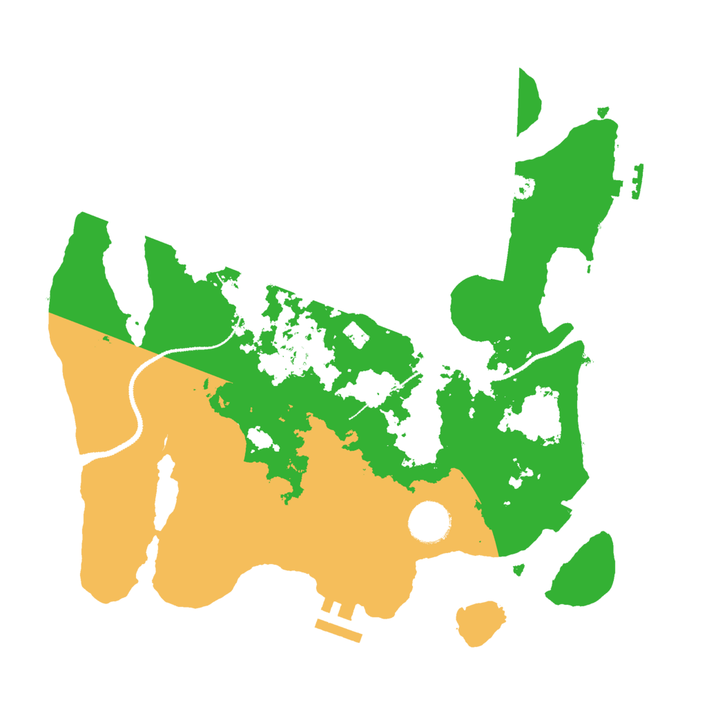 Biome Rust Map: Procedural Map, Size: 3000, Seed: 997979180