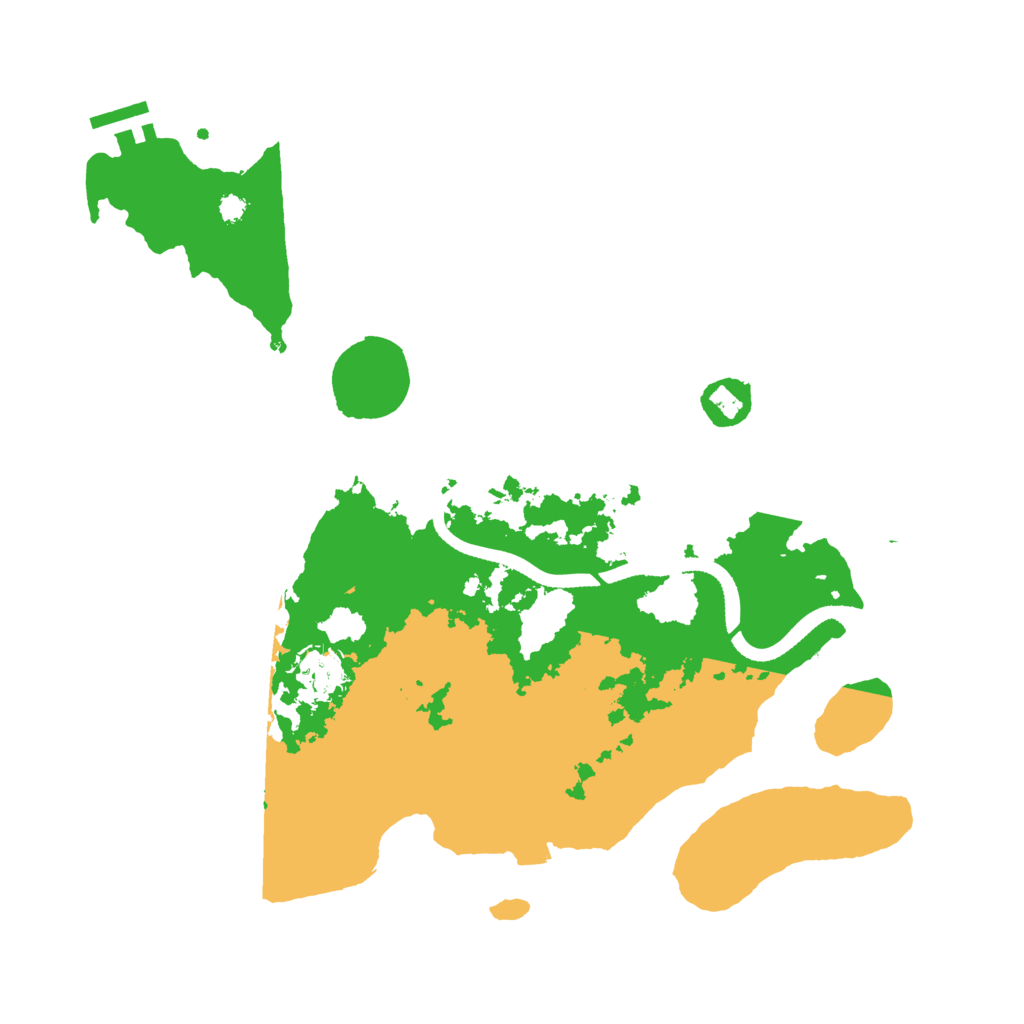 Biome Rust Map: Procedural Map, Size: 3500, Seed: 368747362