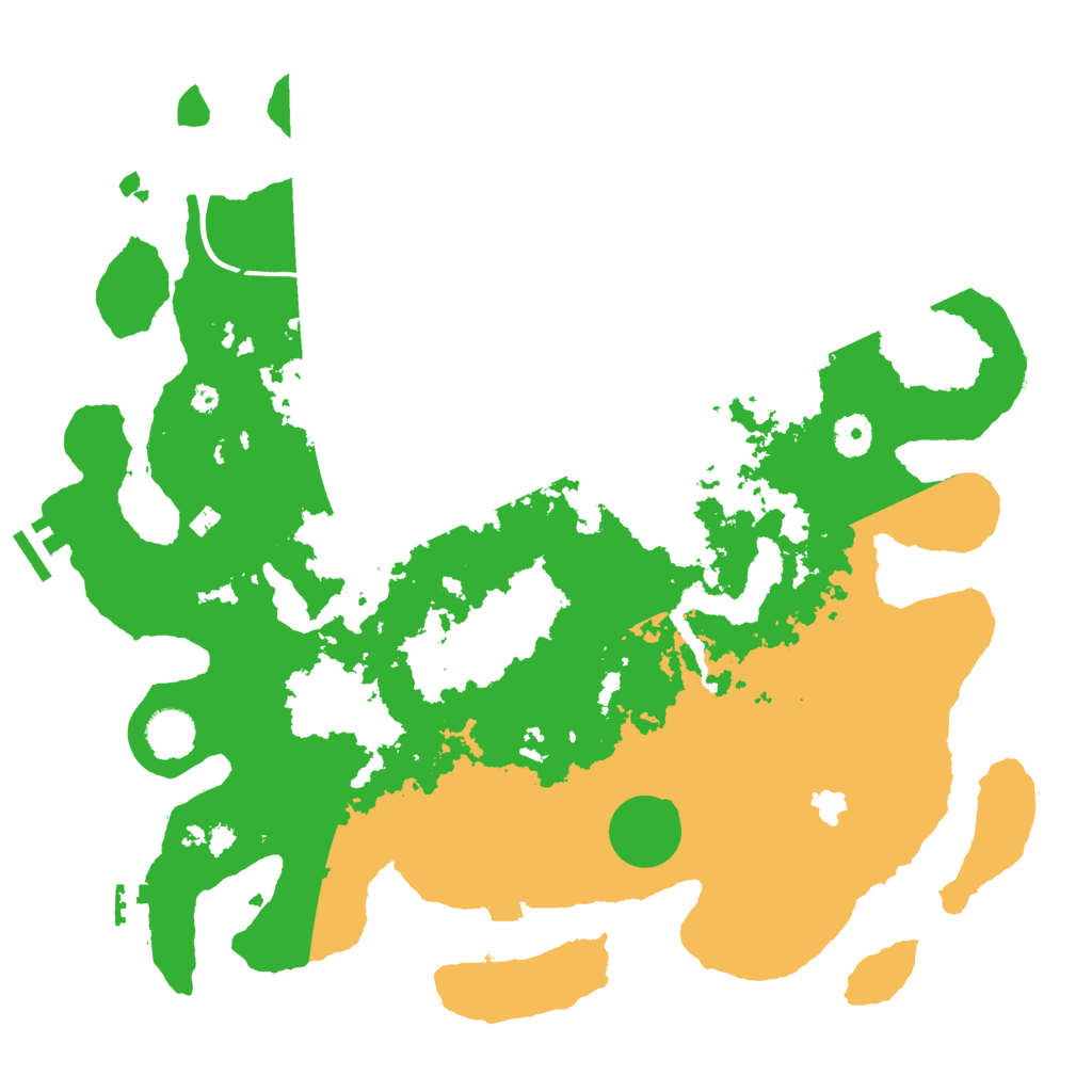 Biome Rust Map: Procedural Map, Size: 4000, Seed: 14531998