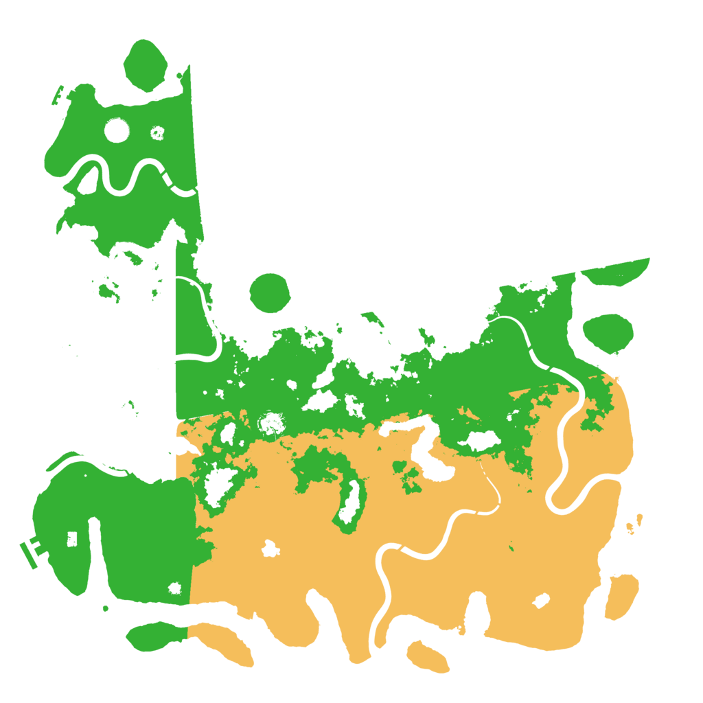 Biome Rust Map: Procedural Map, Size: 5000, Seed: 1808076047