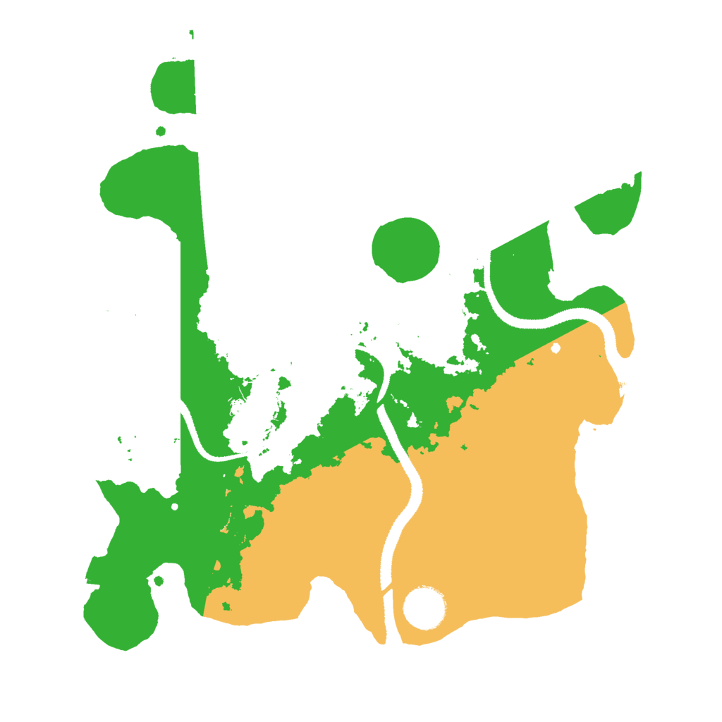 Biome Rust Map: Procedural Map, Size: 3000, Seed: 551815495