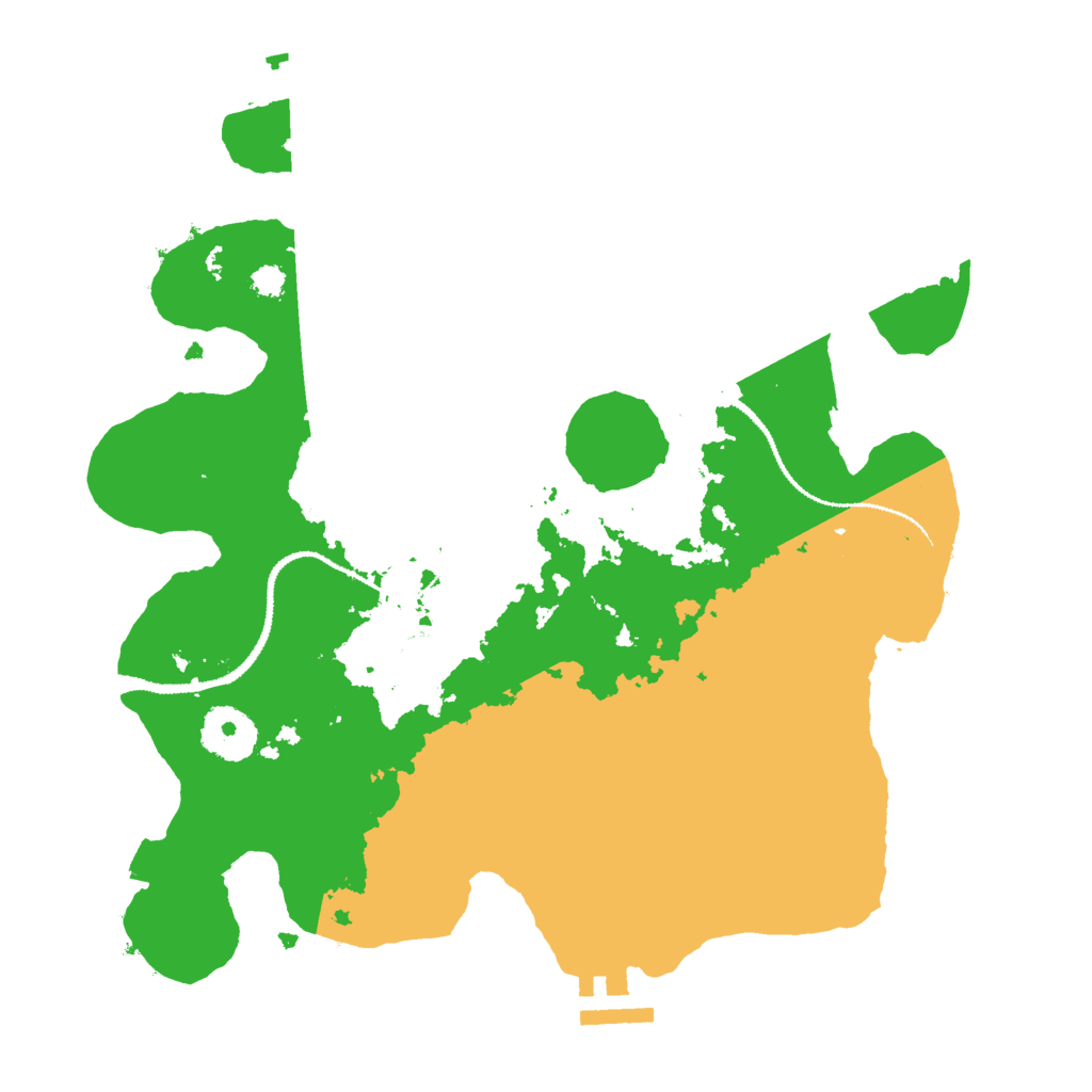 Biome Rust Map: Procedural Map, Size: 3000, Seed: 551815495