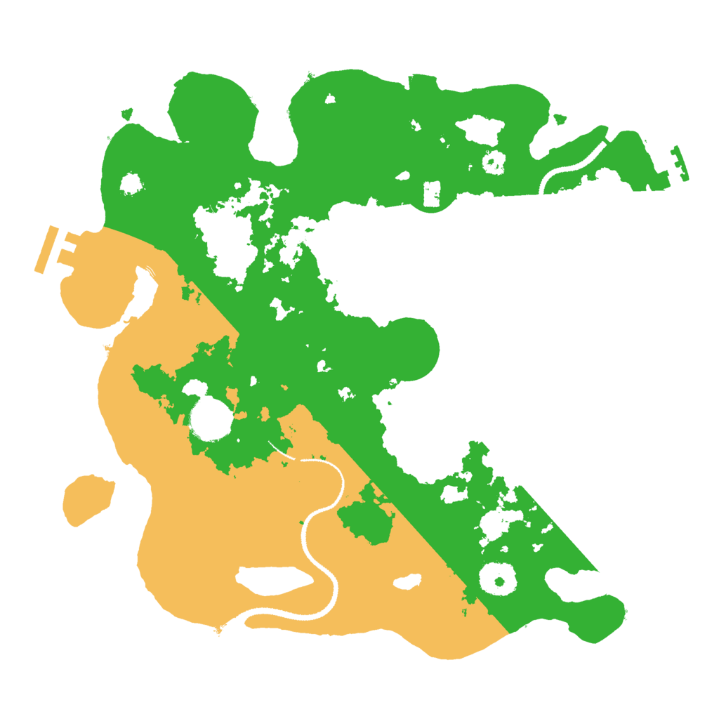 Biome Rust Map: Procedural Map, Size: 3000, Seed: 1417181651