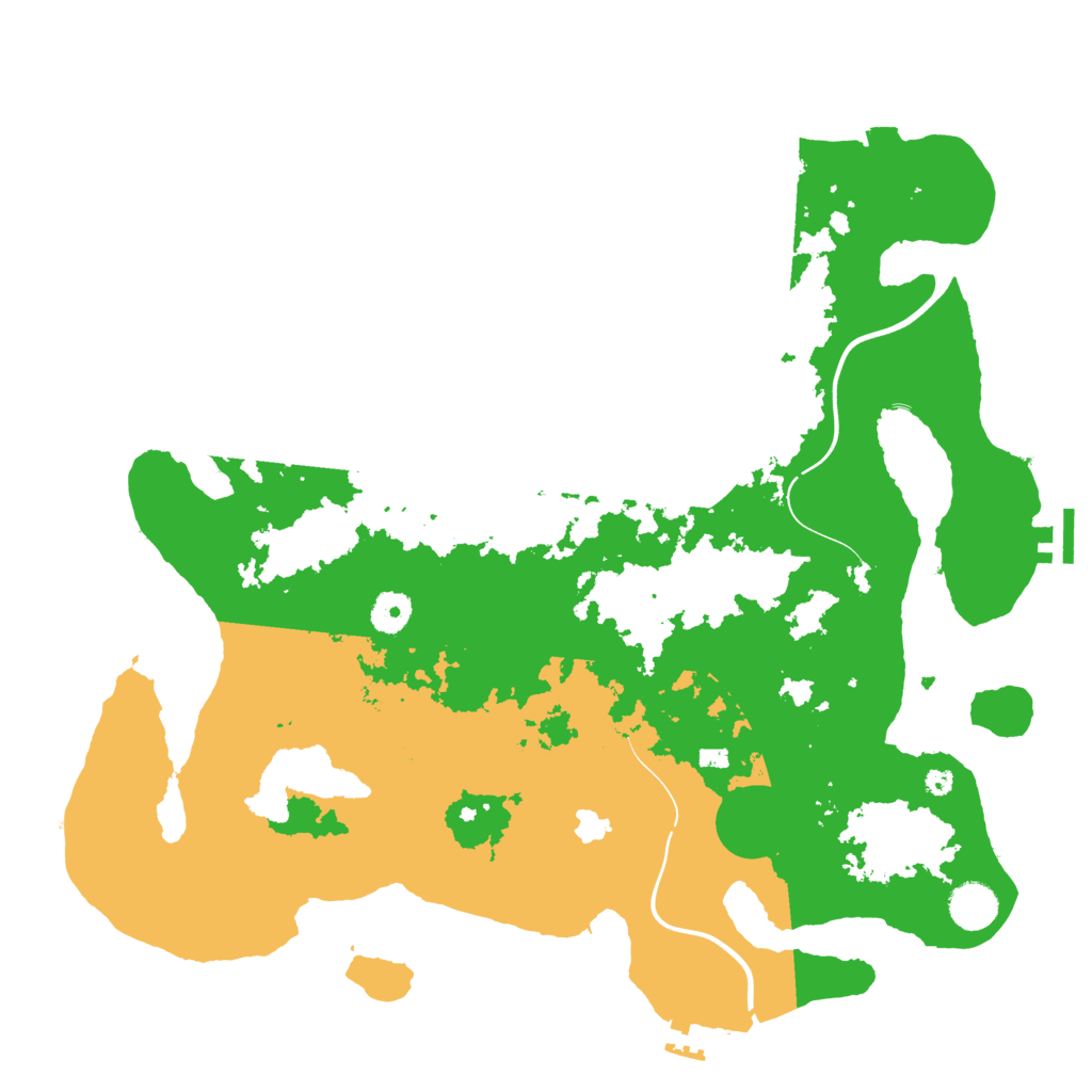 Biome Rust Map: Procedural Map, Size: 4000, Seed: 711722497