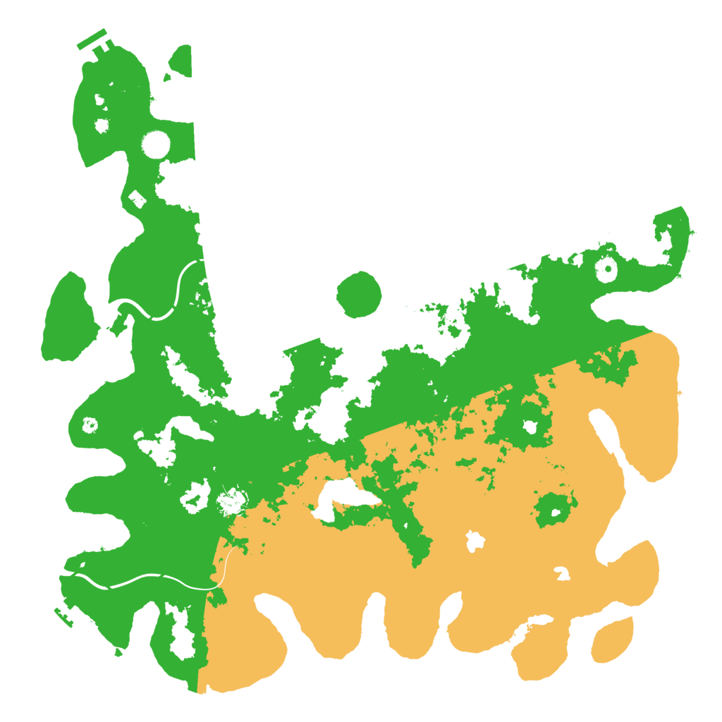 Biome Rust Map: Procedural Map, Size: 4500, Seed: 1383083412