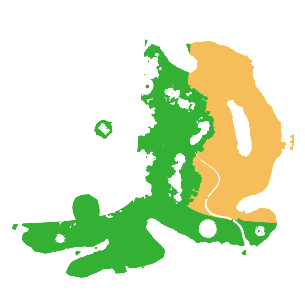 Biome Rust Map: Procedural Map, Size: 3000, Seed: 61350903