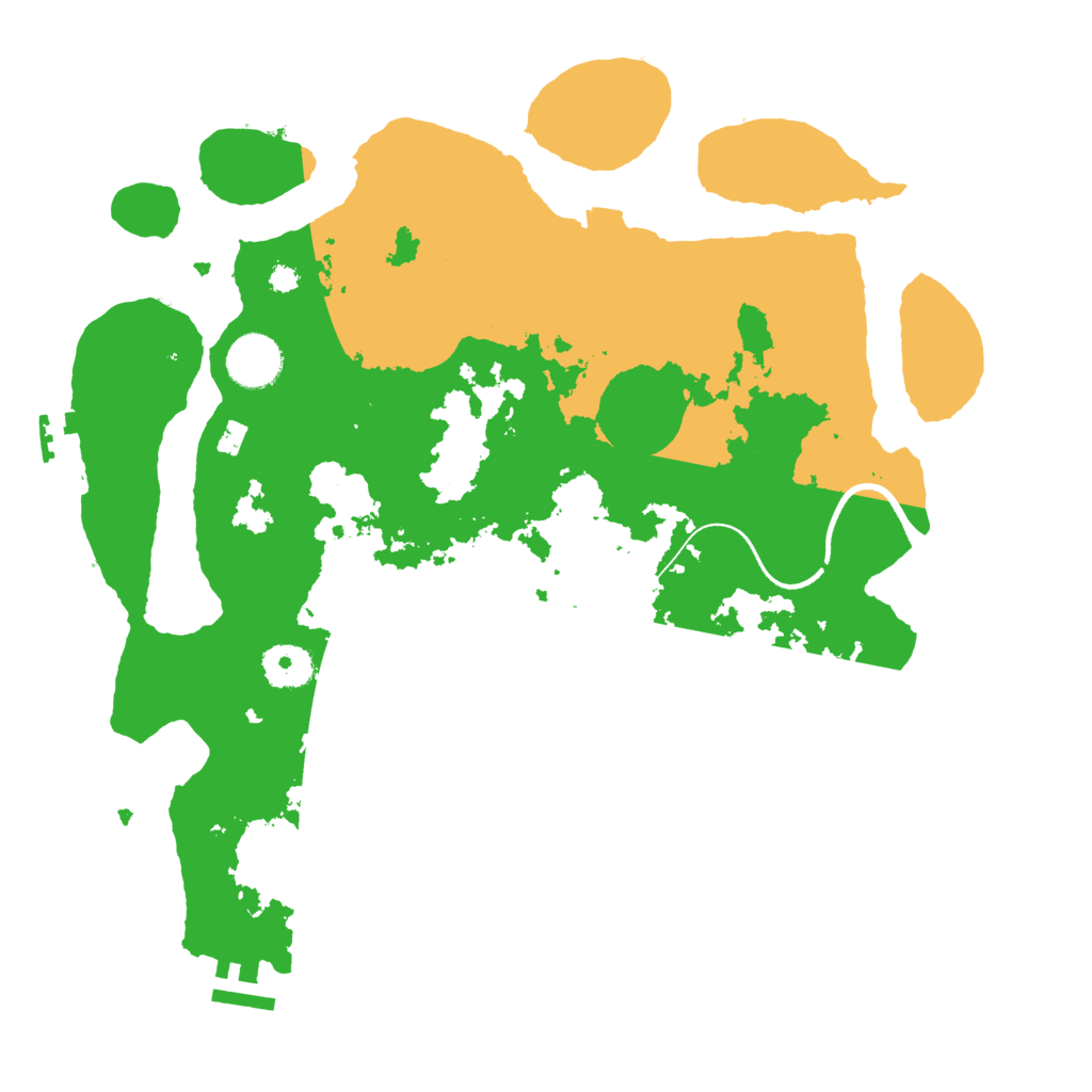 Biome Rust Map: Procedural Map, Size: 3500, Seed: 1242609613