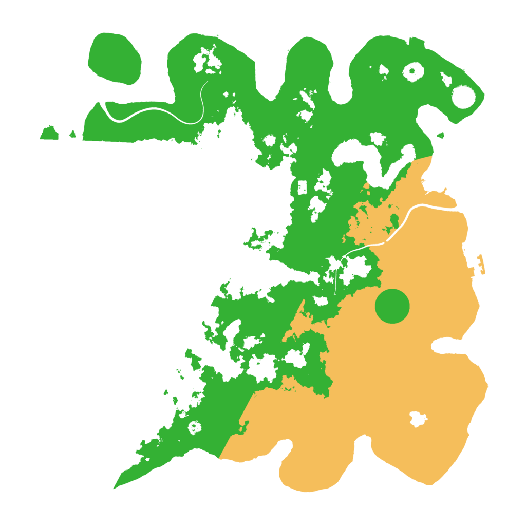 Biome Rust Map: Procedural Map, Size: 4000, Seed: 36849