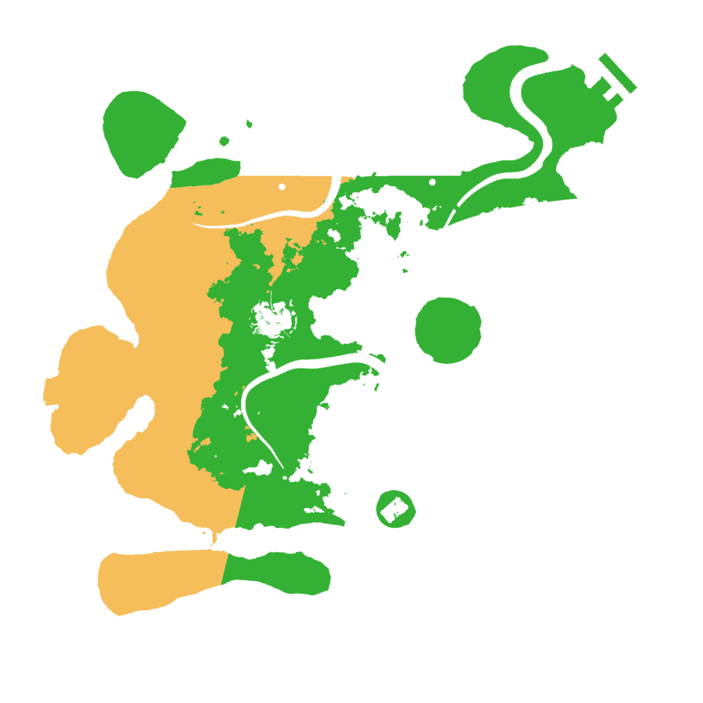 Biome Rust Map: Procedural Map, Size: 3000, Seed: 36767