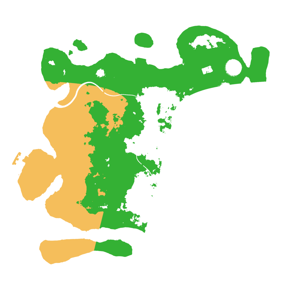 Biome Rust Map: Procedural Map, Size: 3200, Seed: 36767