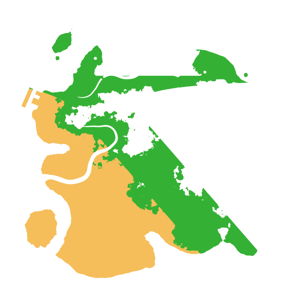 Biome Rust Map: Procedural Map, Size: 3000, Seed: 2061316403