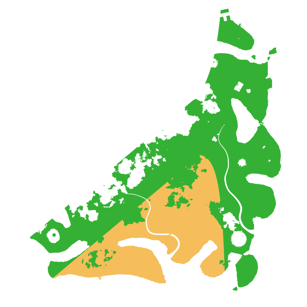 Biome Rust Map: Procedural Map, Size: 3500, Seed: 701113559