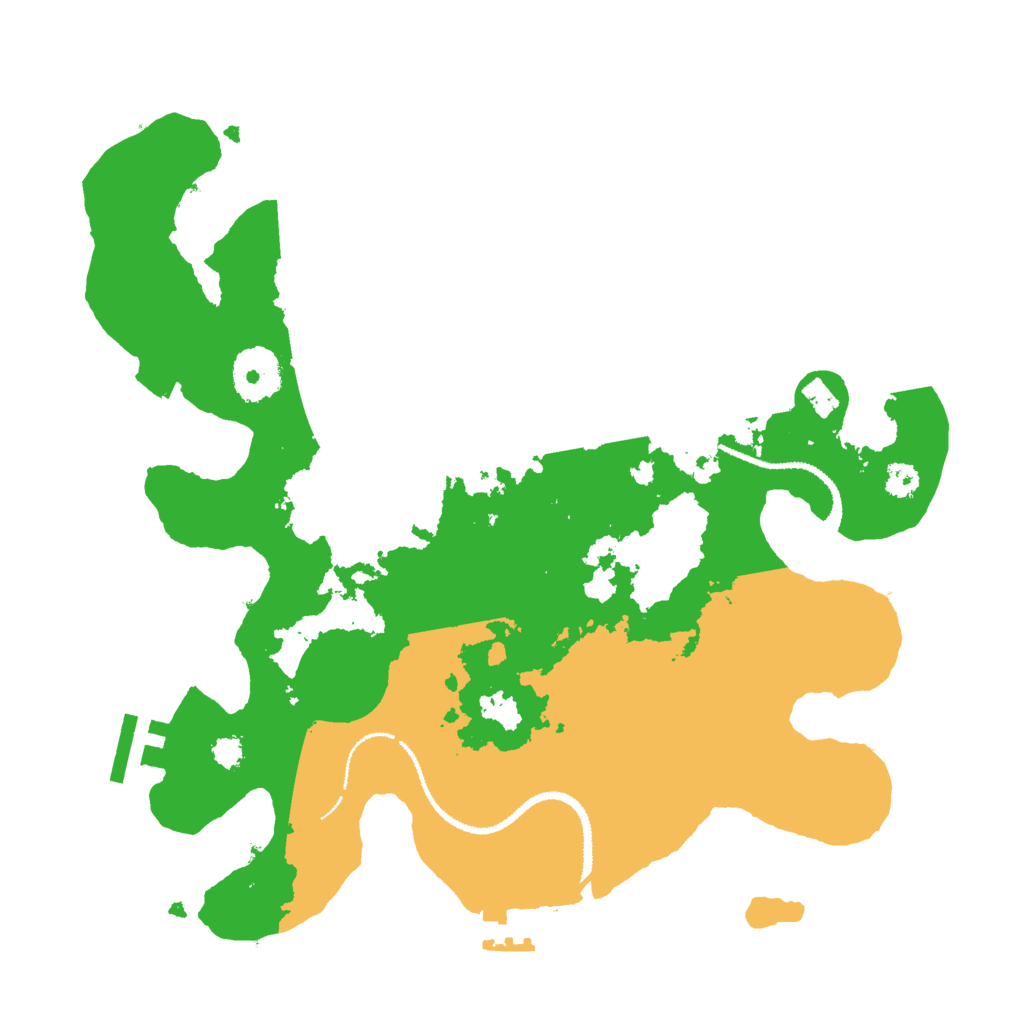 Biome Rust Map: Procedural Map, Size: 3000, Seed: 1009179487