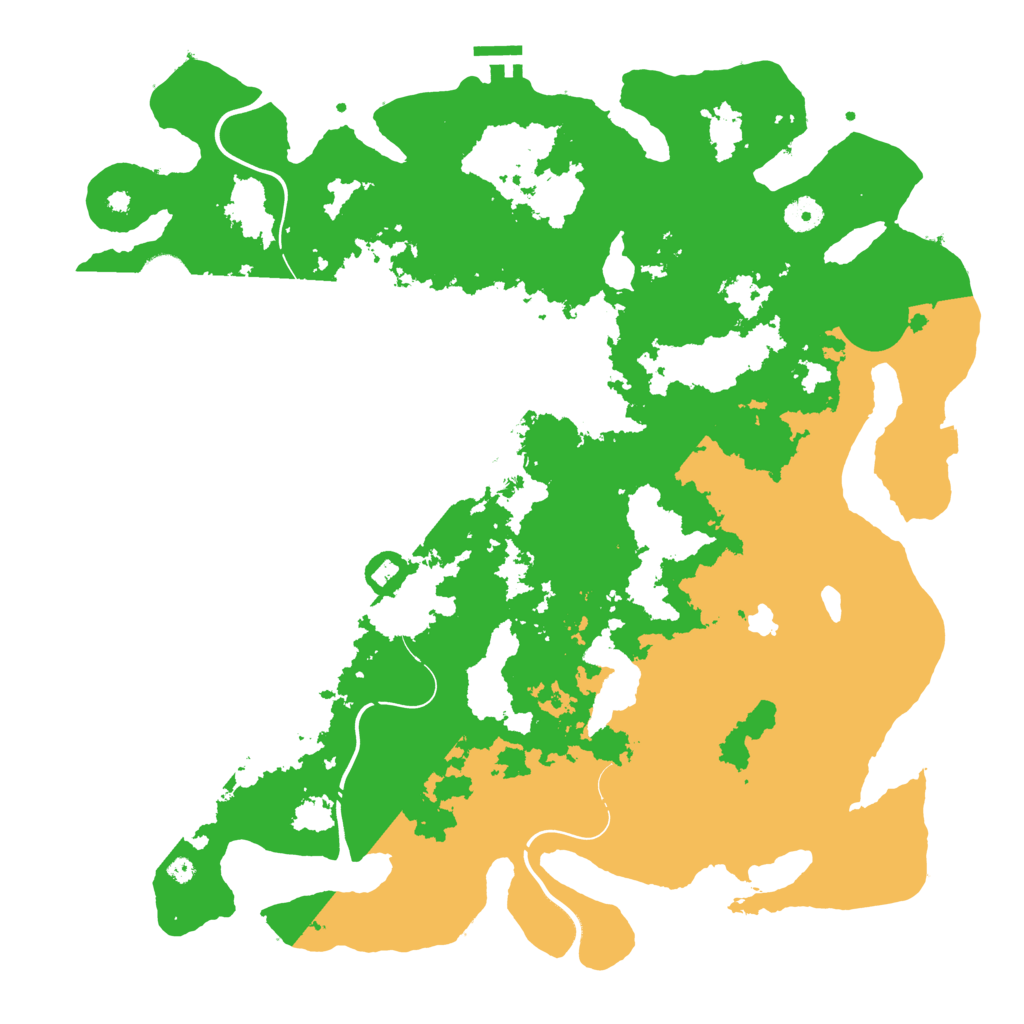 Biome Rust Map: Procedural Map, Size: 4250, Seed: 1933757232