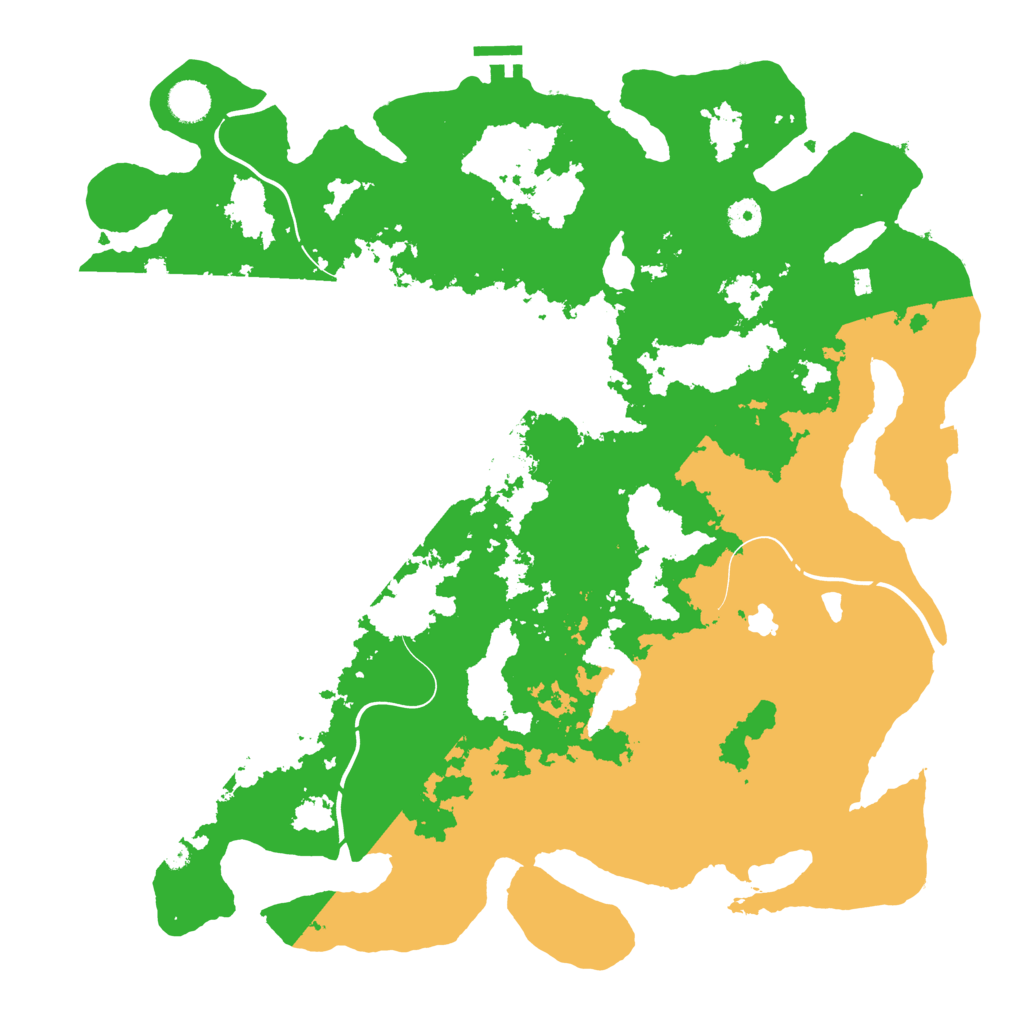 Biome Rust Map: Procedural Map, Size: 4250, Seed: 1933757232