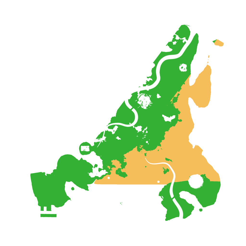Biome Rust Map: Procedural Map, Size: 3100, Seed: 172049147