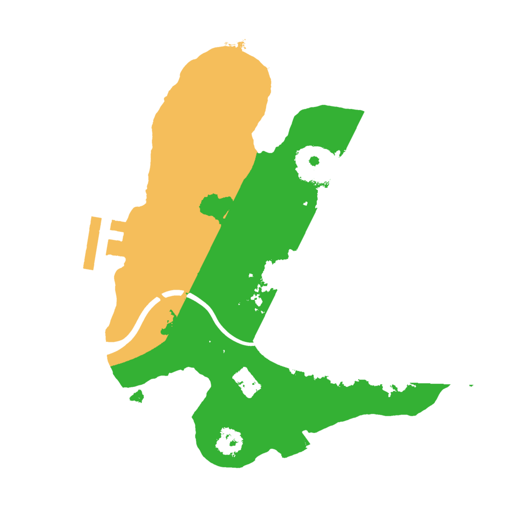 Biome Rust Map: Procedural Map, Size: 2000, Seed: 992759613