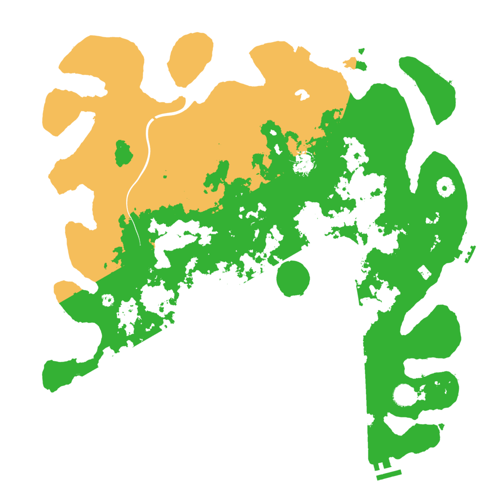 Biome Rust Map: Procedural Map, Size: 4000, Seed: 107851171
