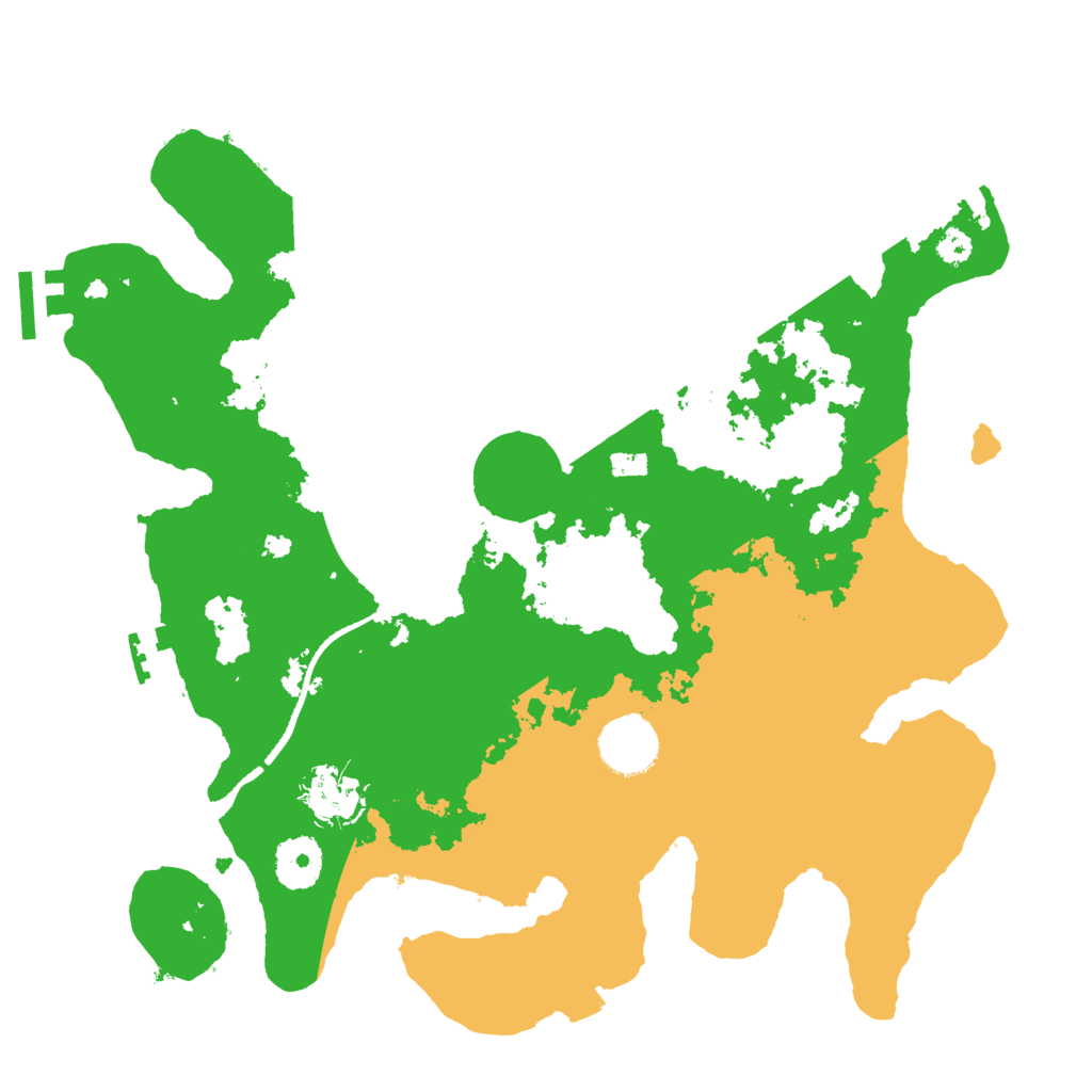 Biome Rust Map: Procedural Map, Size: 3250, Seed: 18817