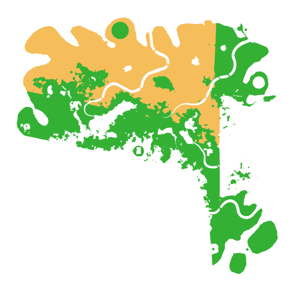 Biome Rust Map: Procedural Map, Size: 4500, Seed: 36175