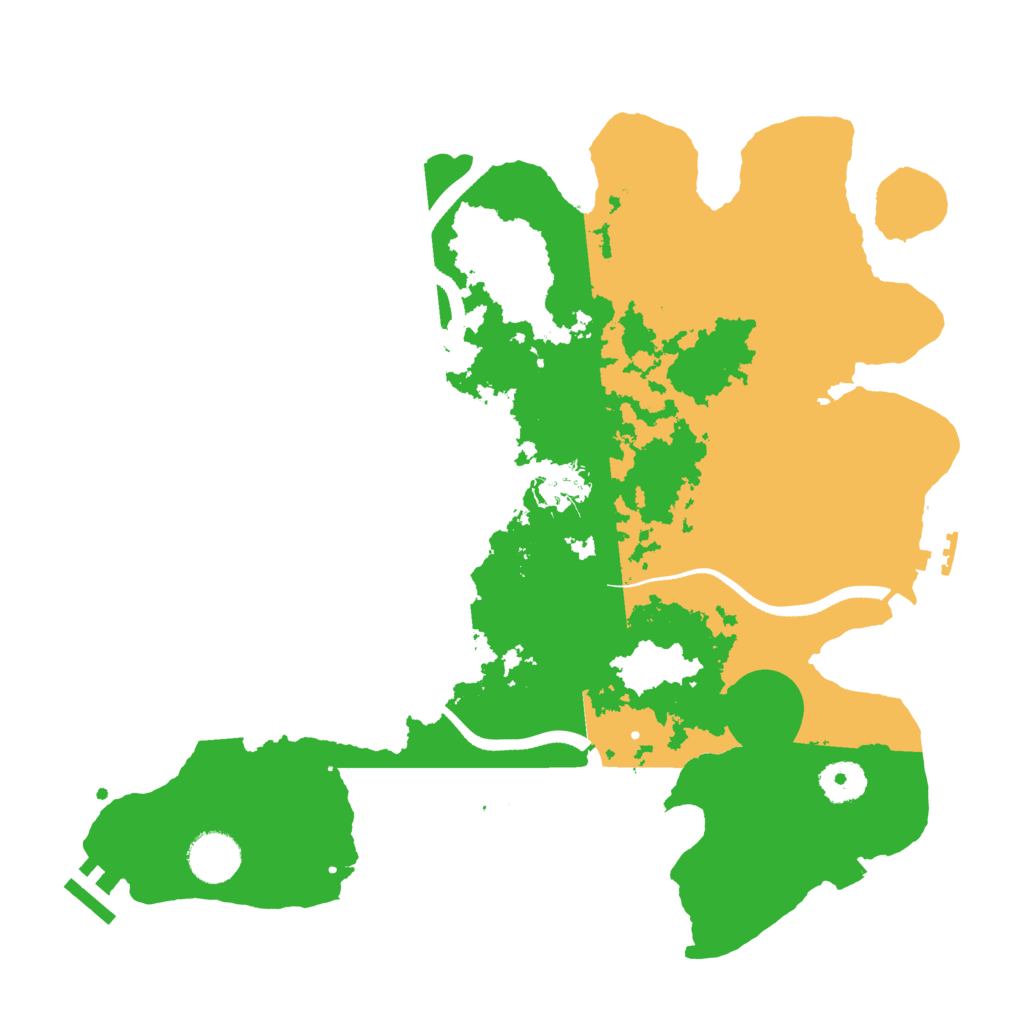 Biome Rust Map: Procedural Map, Size: 3500, Seed: 1093966794