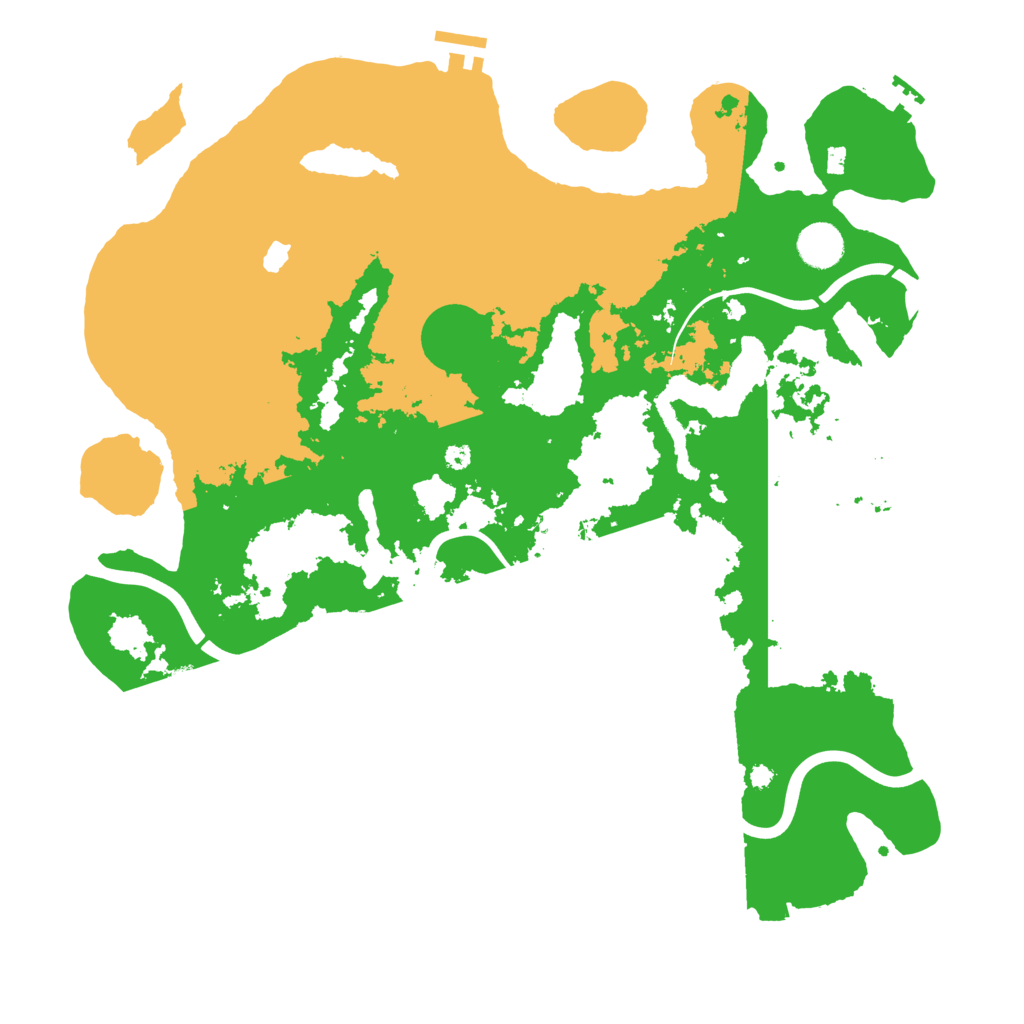 Biome Rust Map: Procedural Map, Size: 4000, Seed: 29492