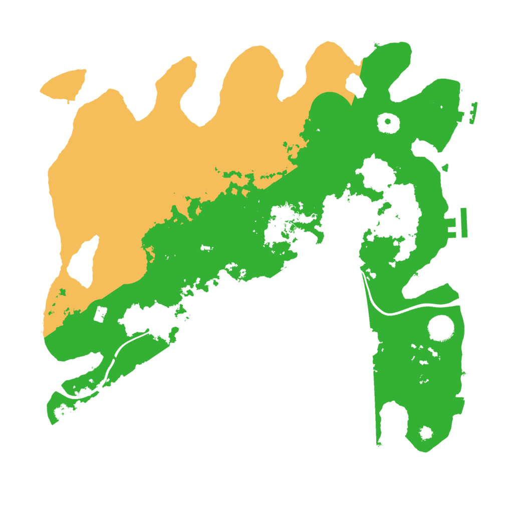 Biome Rust Map: Procedural Map, Size: 3500, Seed: 1019750369