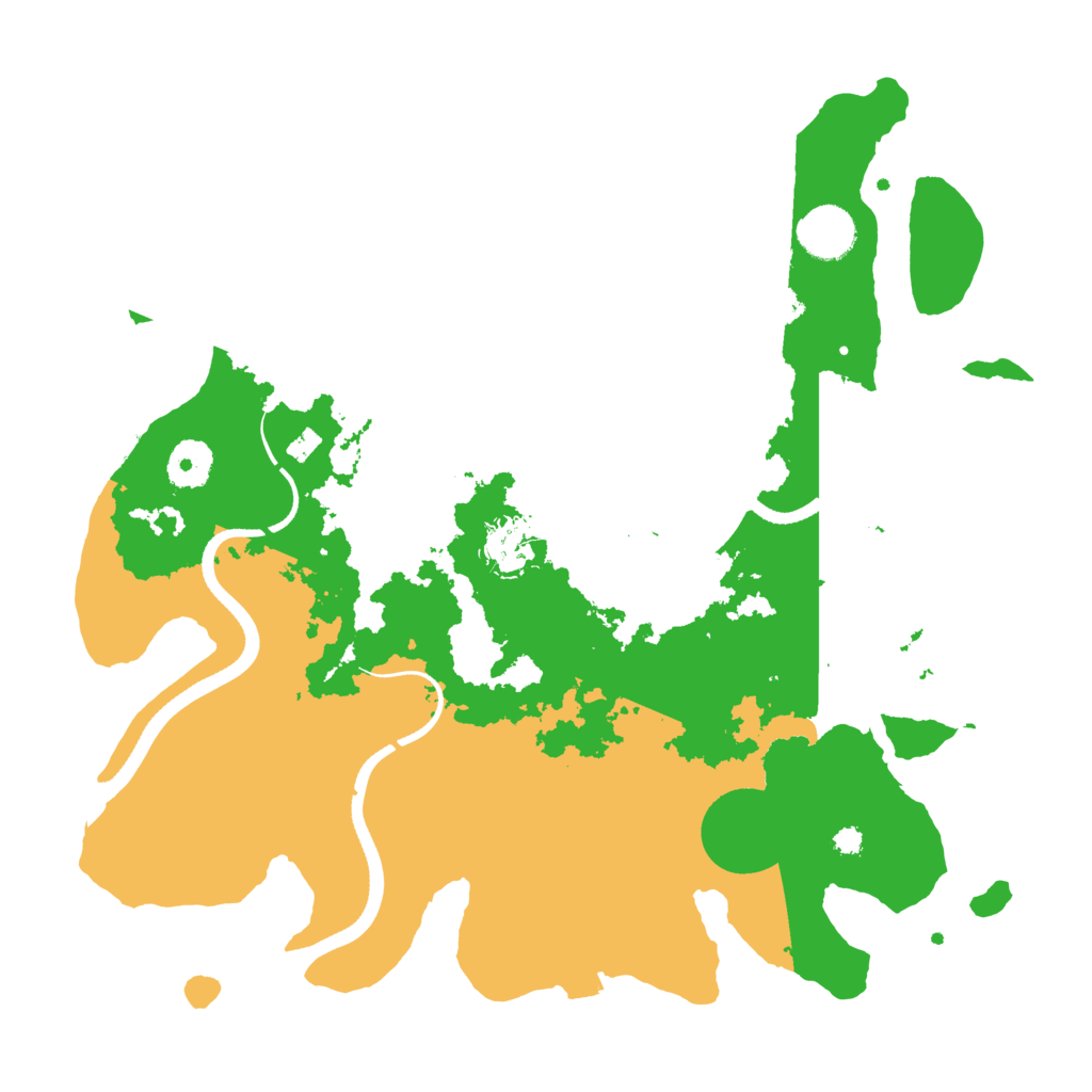 Biome Rust Map: Procedural Map, Size: 3500, Seed: 1607475772