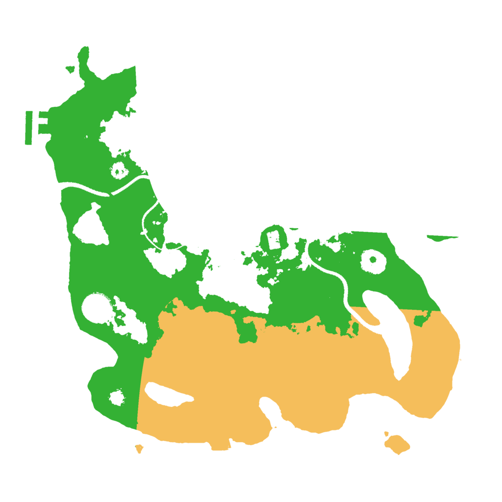 Biome Rust Map: Procedural Map, Size: 3000, Seed: 16961