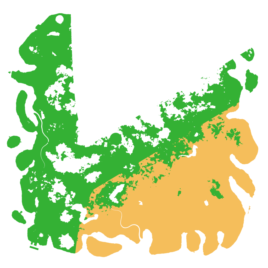 Biome Rust Map: Procedural Map, Size: 6000, Seed: 278456