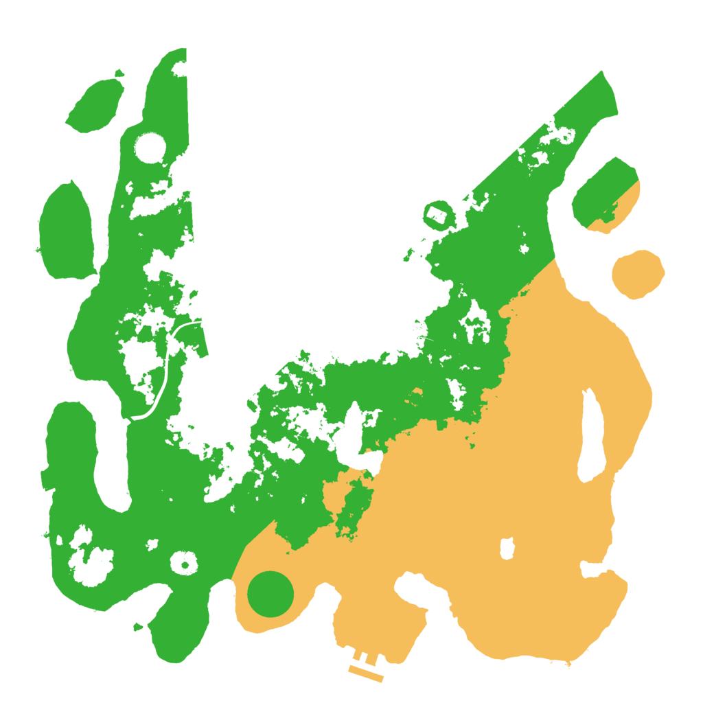 Biome Rust Map: Procedural Map, Size: 4000, Seed: 1365002224