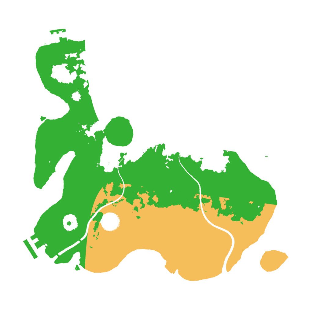 Biome Rust Map: Procedural Map, Size: 3000, Seed: 1136376452
