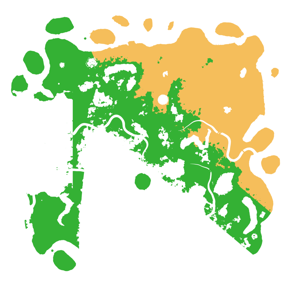 Biome Rust Map: Procedural Map, Size: 5000, Seed: 93911467