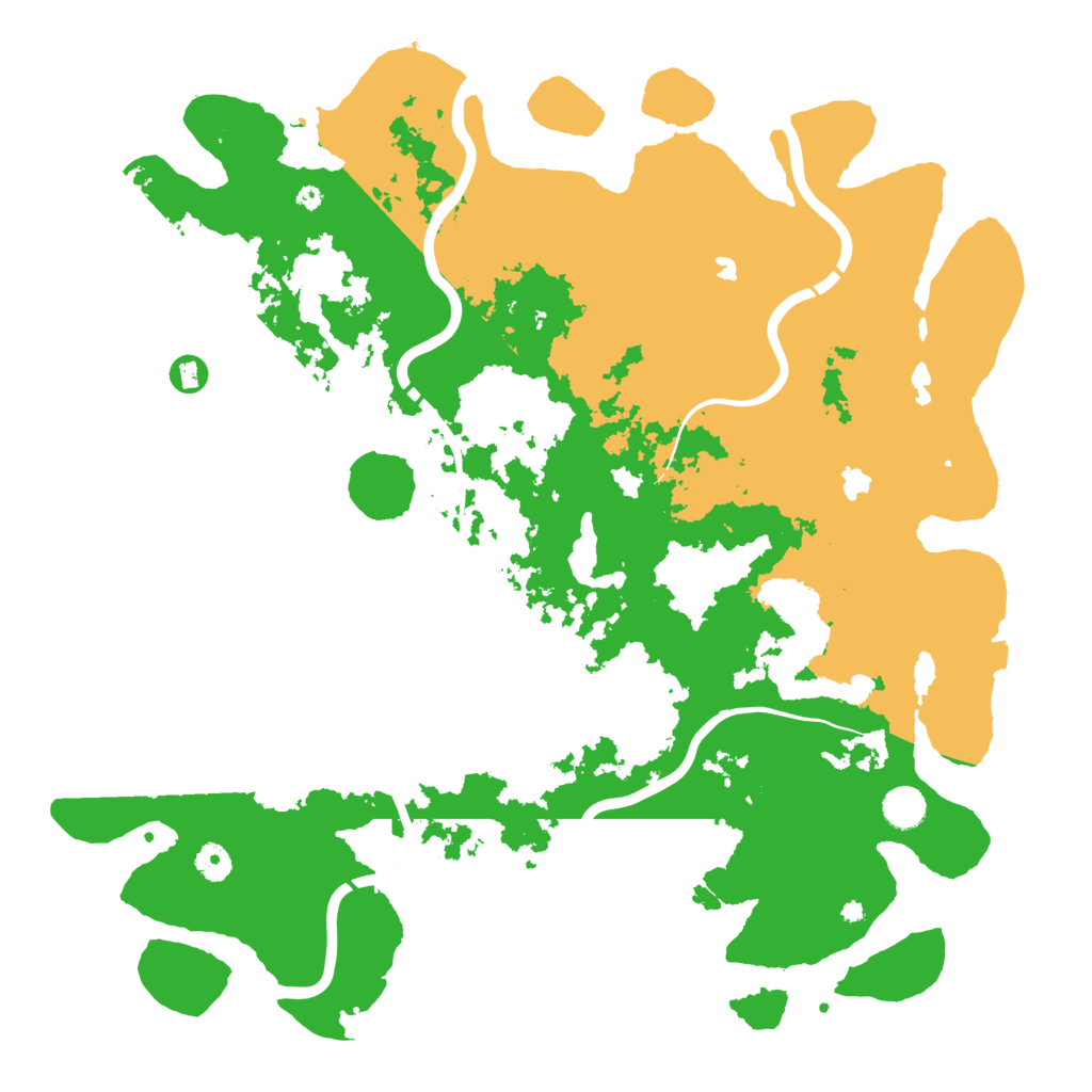 Biome Rust Map: Procedural Map, Size: 4500, Seed: 1872405532